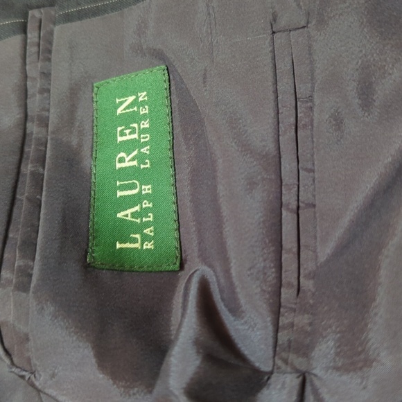 Lauren Ralph Lauren Men's 2 Button Navy Pinstripe Sport Coat Size 40R - Picture 8 of 10